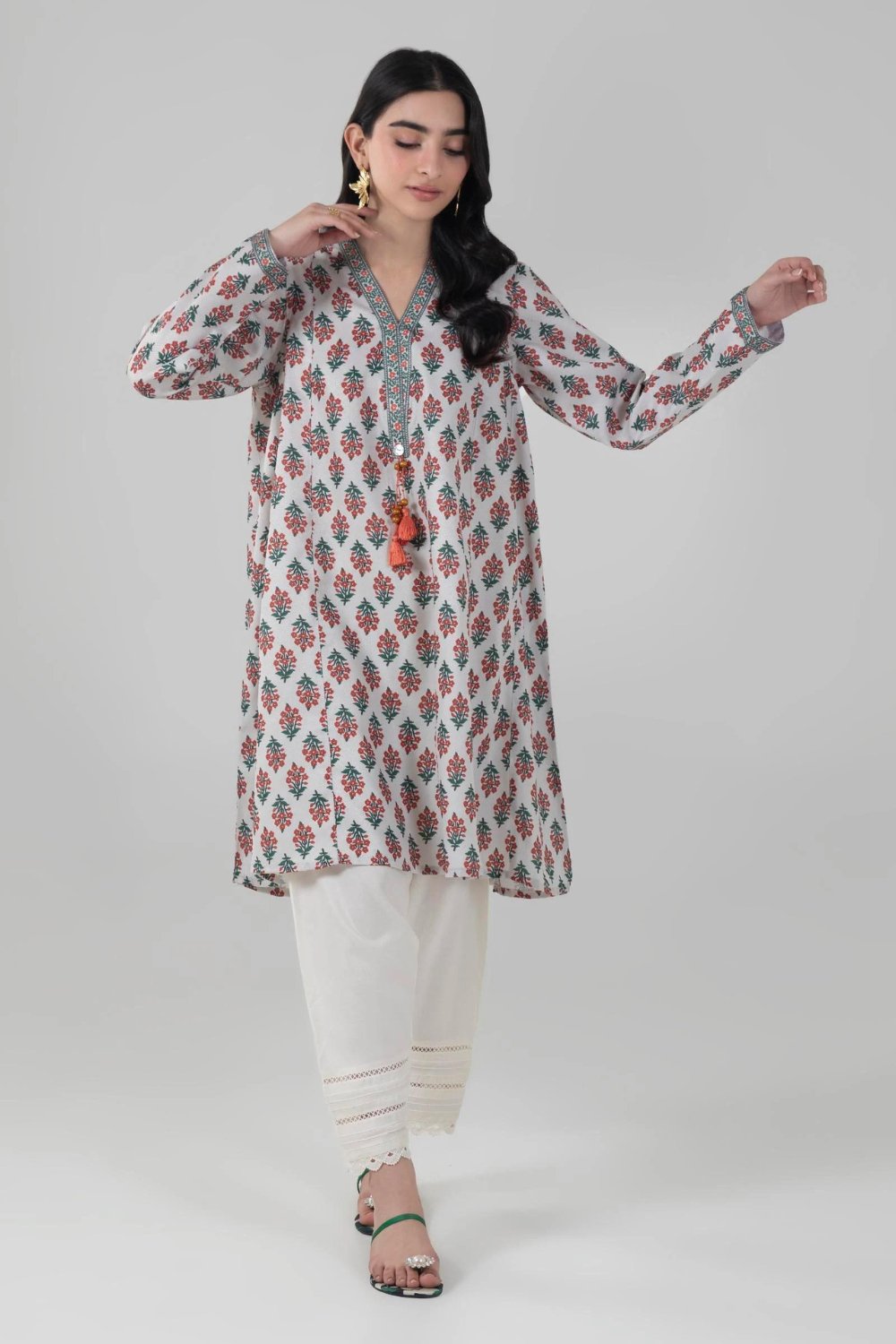 Azure Ivy Kurti - ZARF