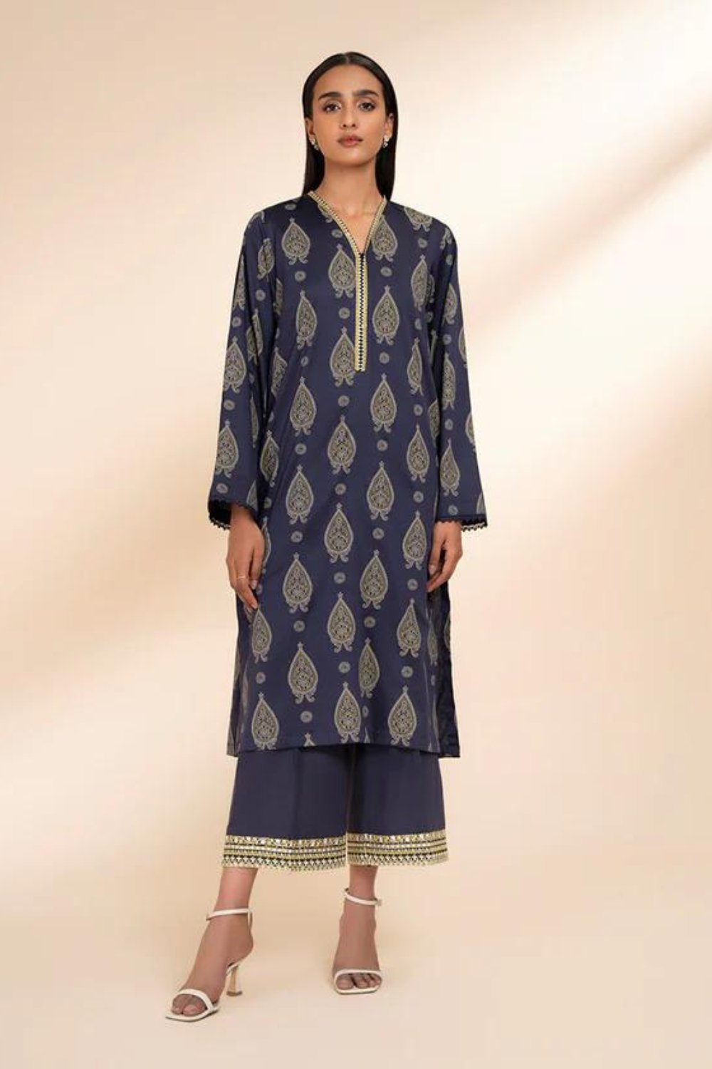 Indigo Majesty Kurti - ZARF