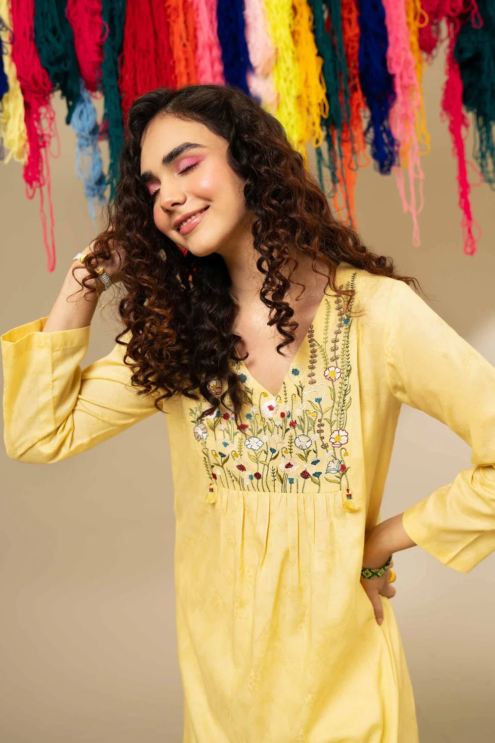 Radiant Bloom Kurti - ZARF